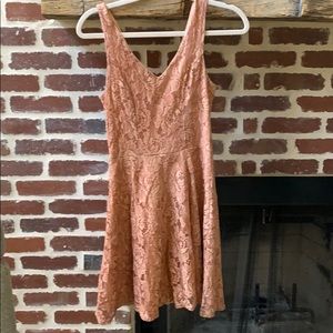 Salmon-Colored Dress
